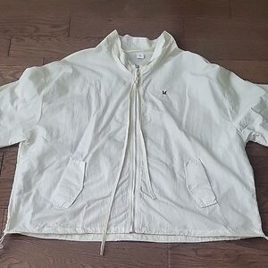 White Zip-Up Jacket